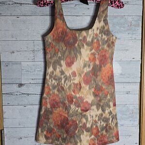 Dawn Sharp Pink and Cream Mini Dress Sz S